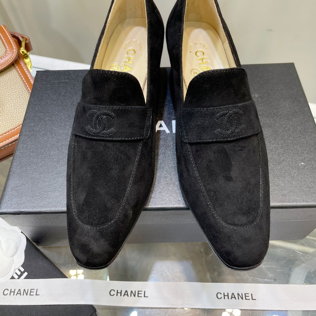Chanel Loafers Black