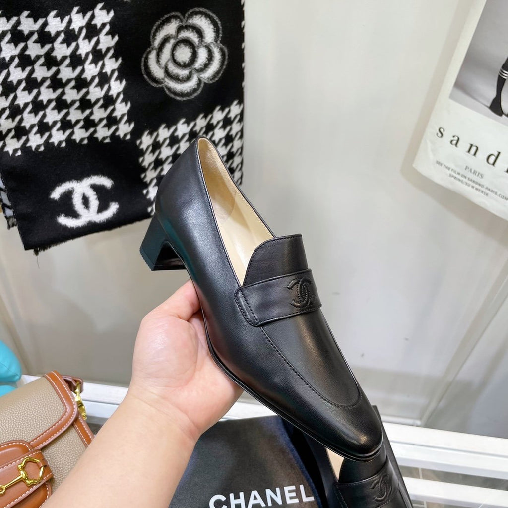 Chanel Loafers Black