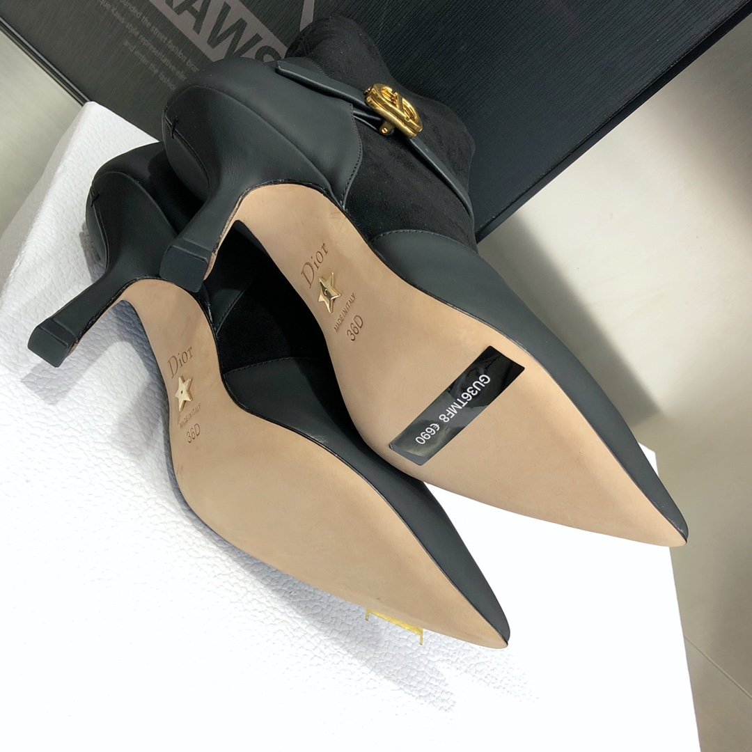 Dior Attract Heeled Ankle Boot Black