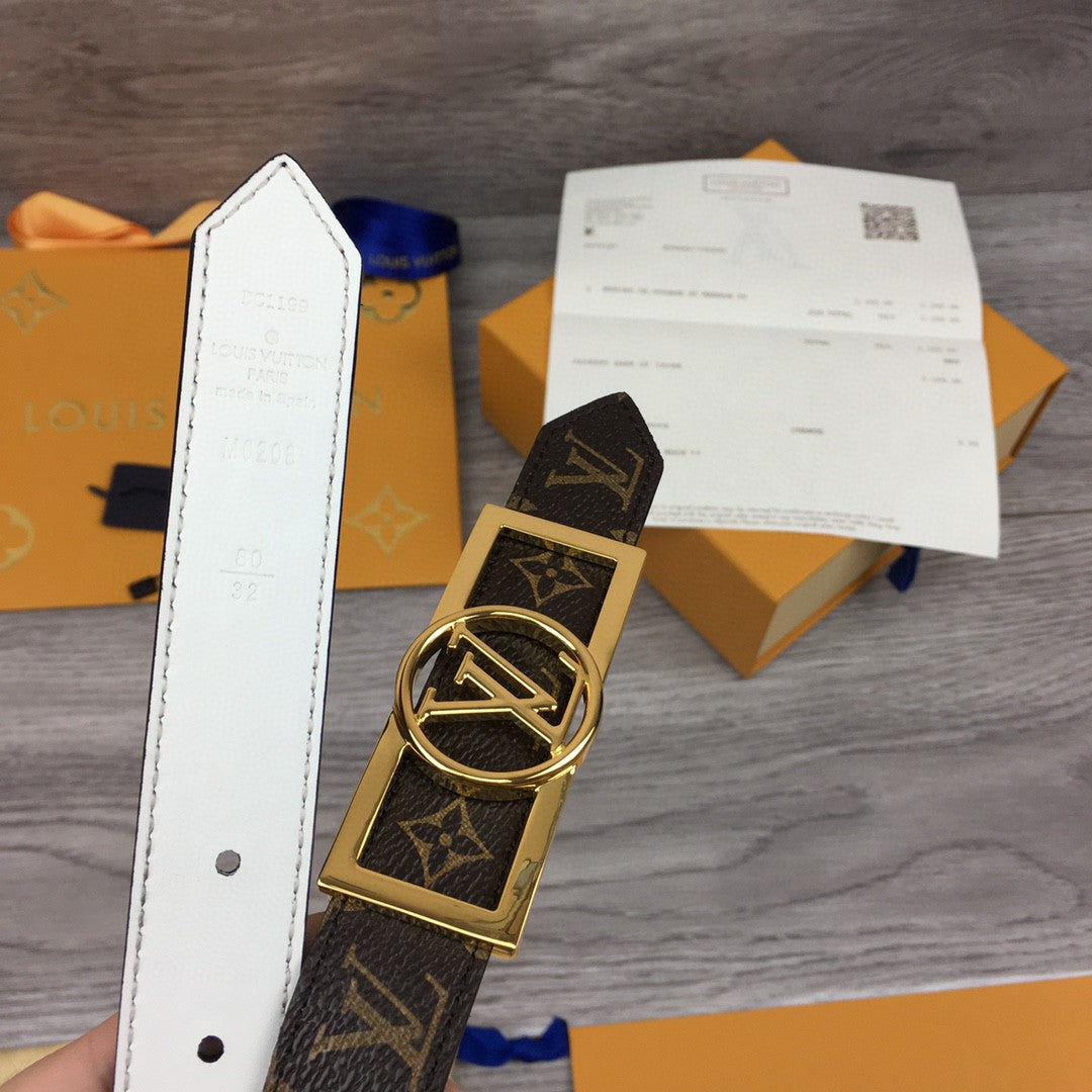 Louis Vuitton Reversiable Belt Black