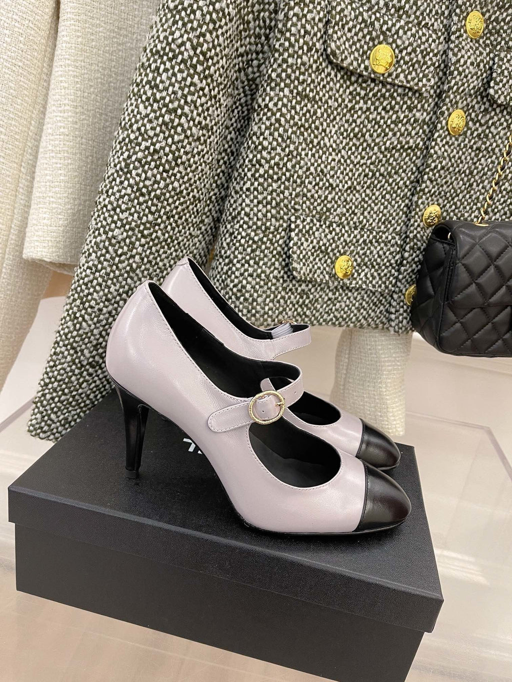 Chanel Open Shoes White