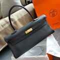 Hermes Shoulder Kelly CK37 42 cm Black