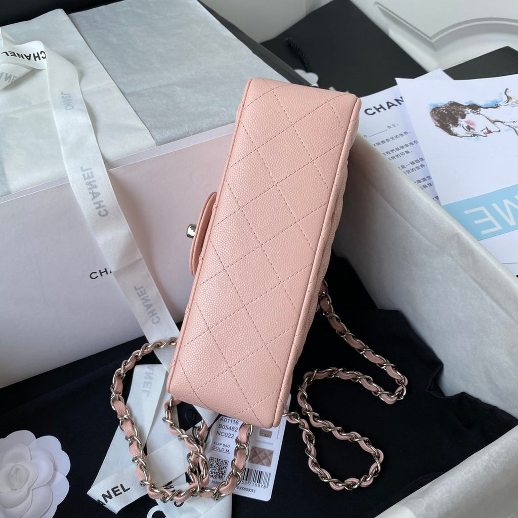 Chanel Mini Classic Flapbag 20cm Pink