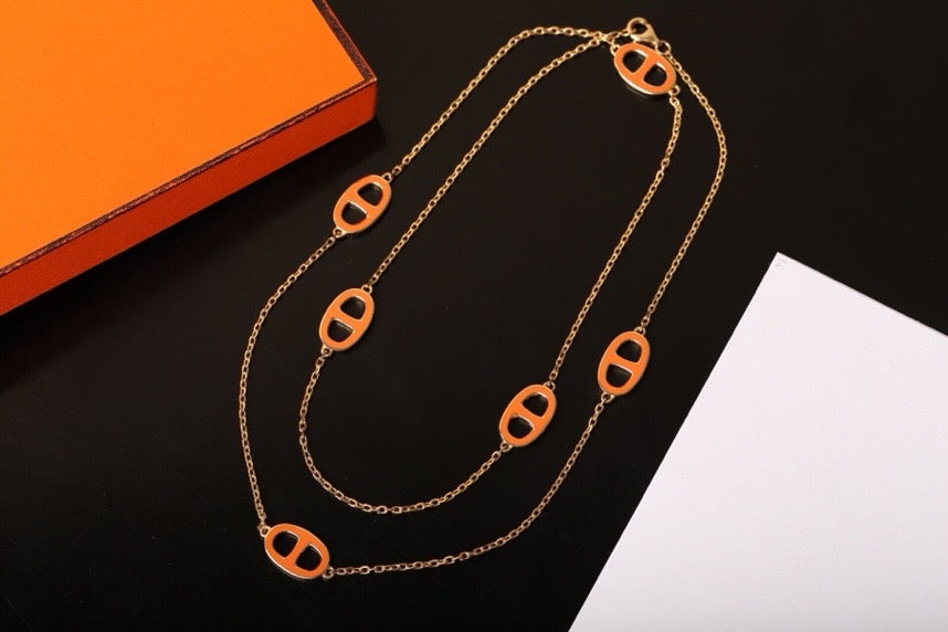 Hermes Necklace Gold