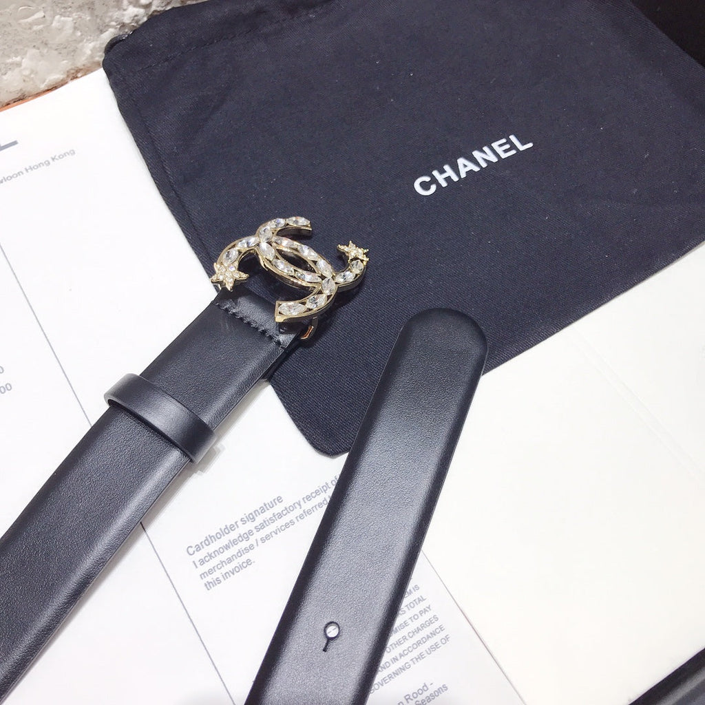 Chanel Belt With Double C Buckle