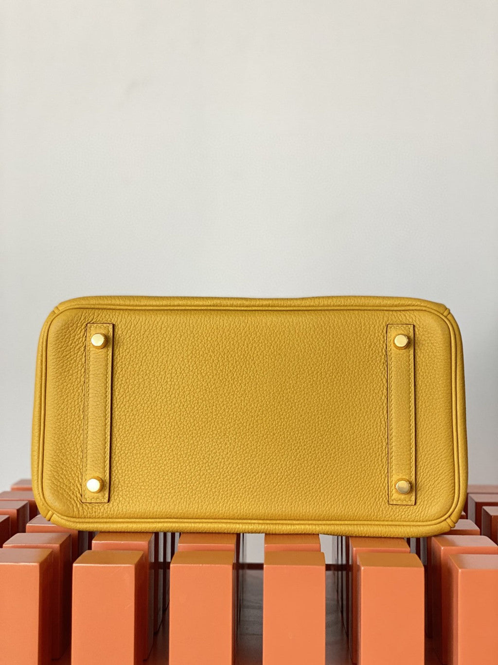 Hermes Birkin 25 Nata Swift Gold Hardware Yellow