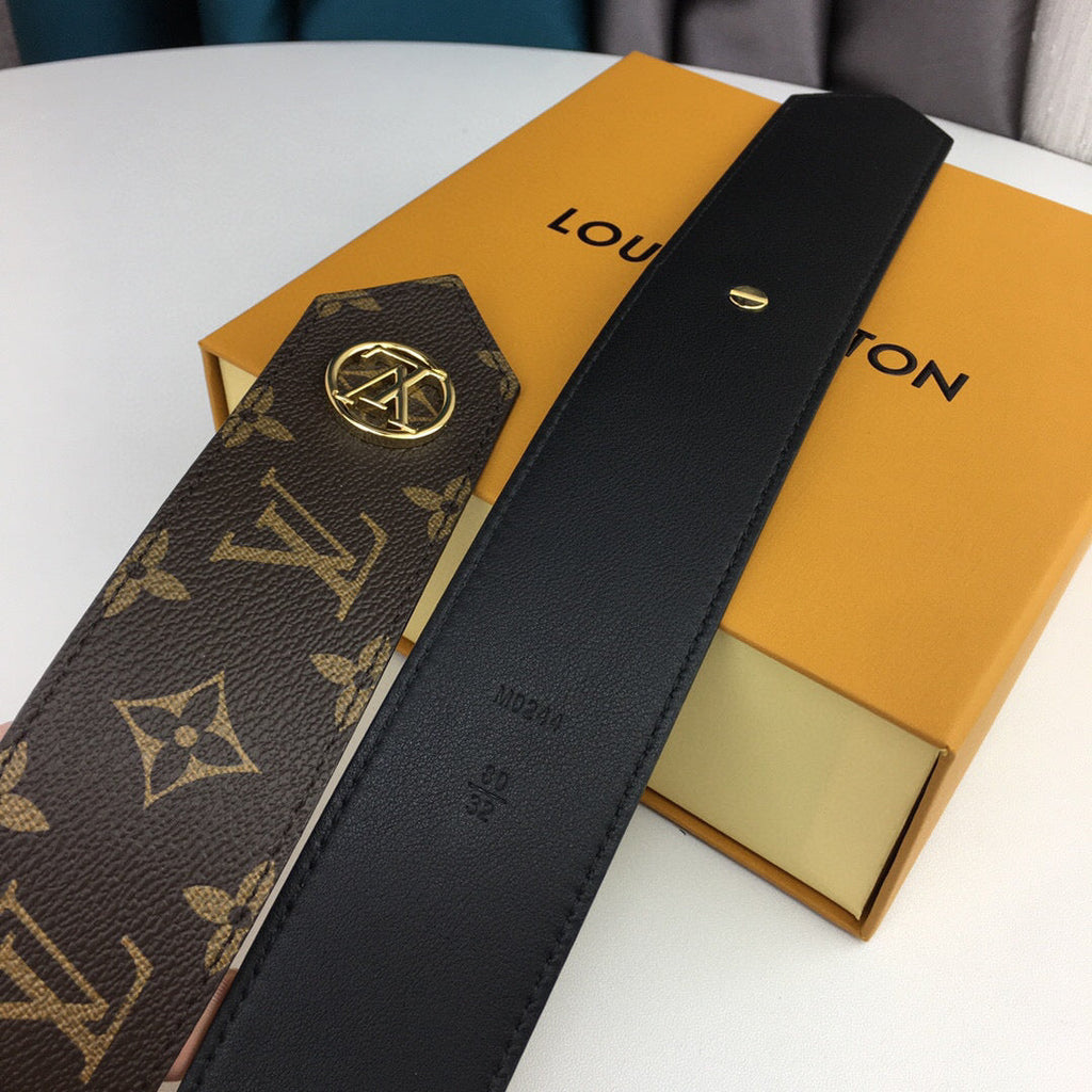 Louis Vuitton Cricle Iconic Belt Brown
