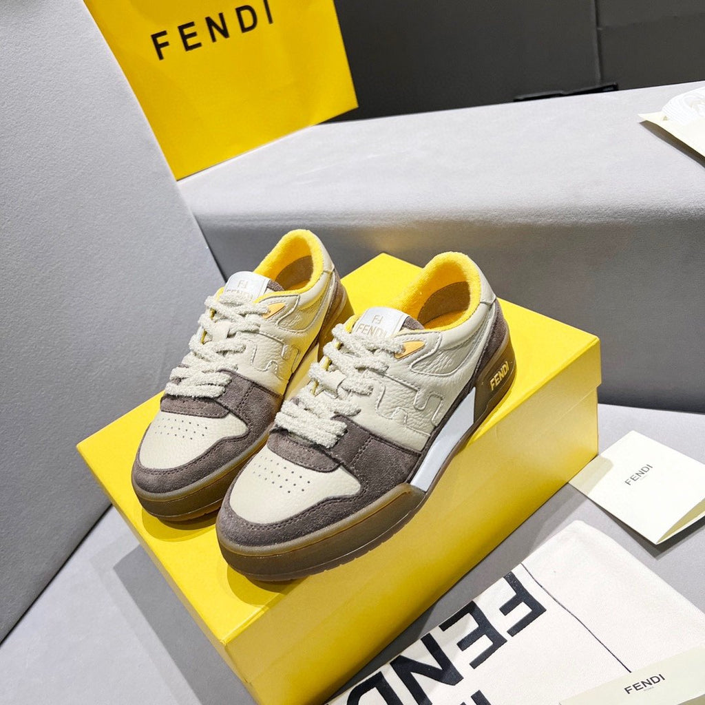 Fendi Match Sneaker Brown