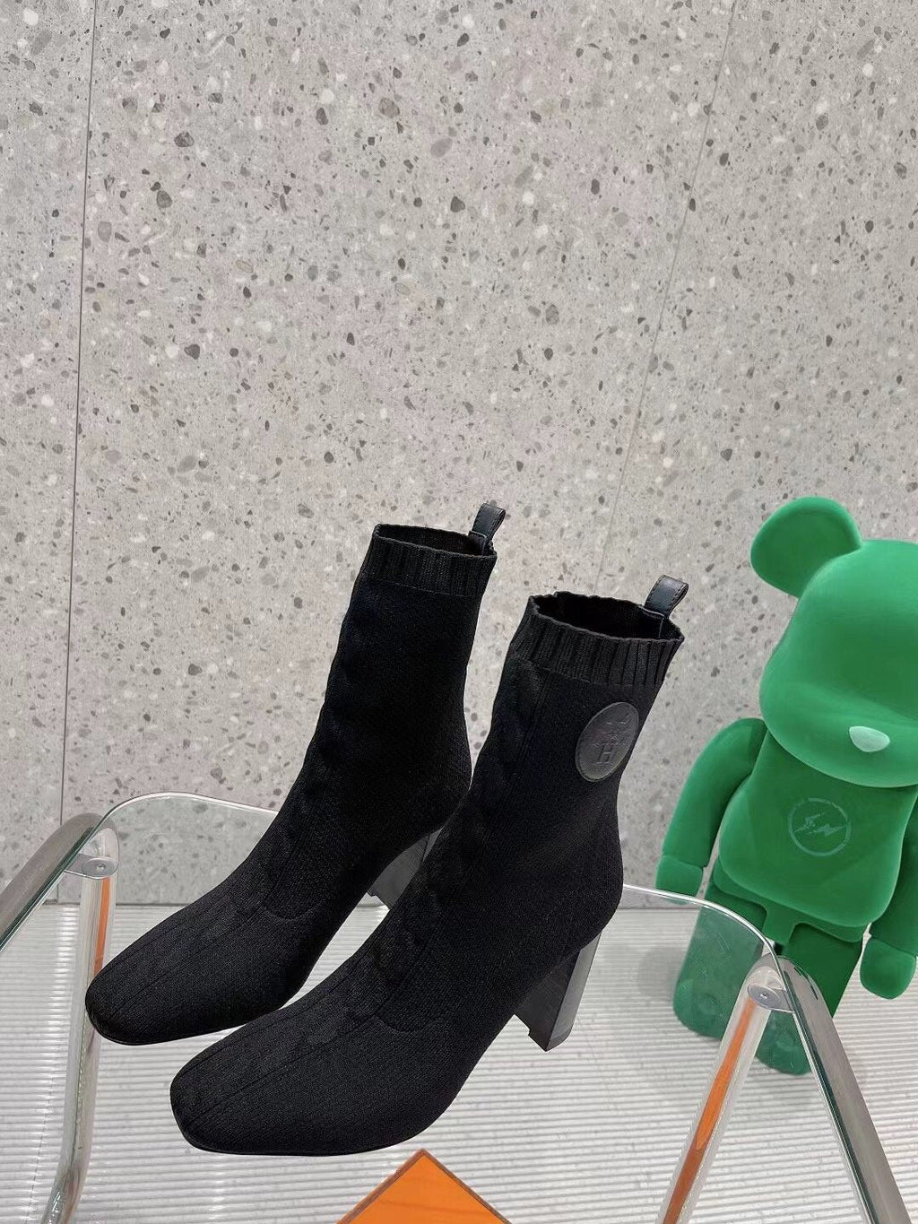 Hermes Volver 90 Ankle Boot Black