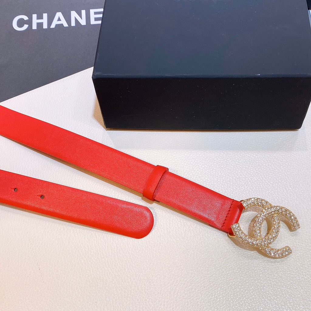 Chanel Belt With Double C Buckle