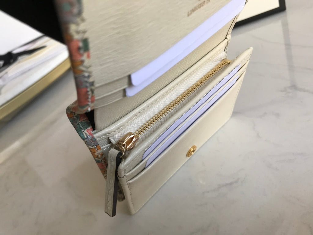 Gucci Horsebit 1955 Flora Card Case Wallet 11cm