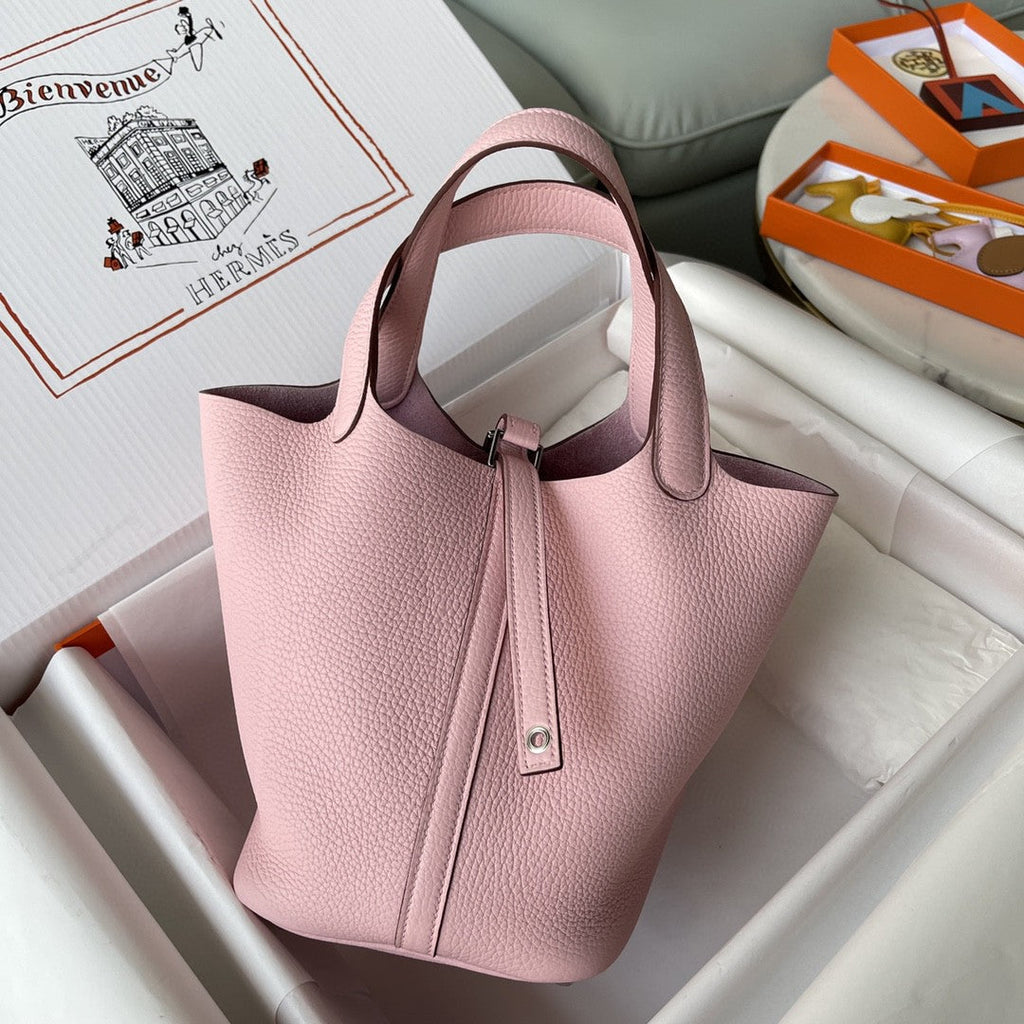 Hermes Picotin Lock 18 Bag Light Pink