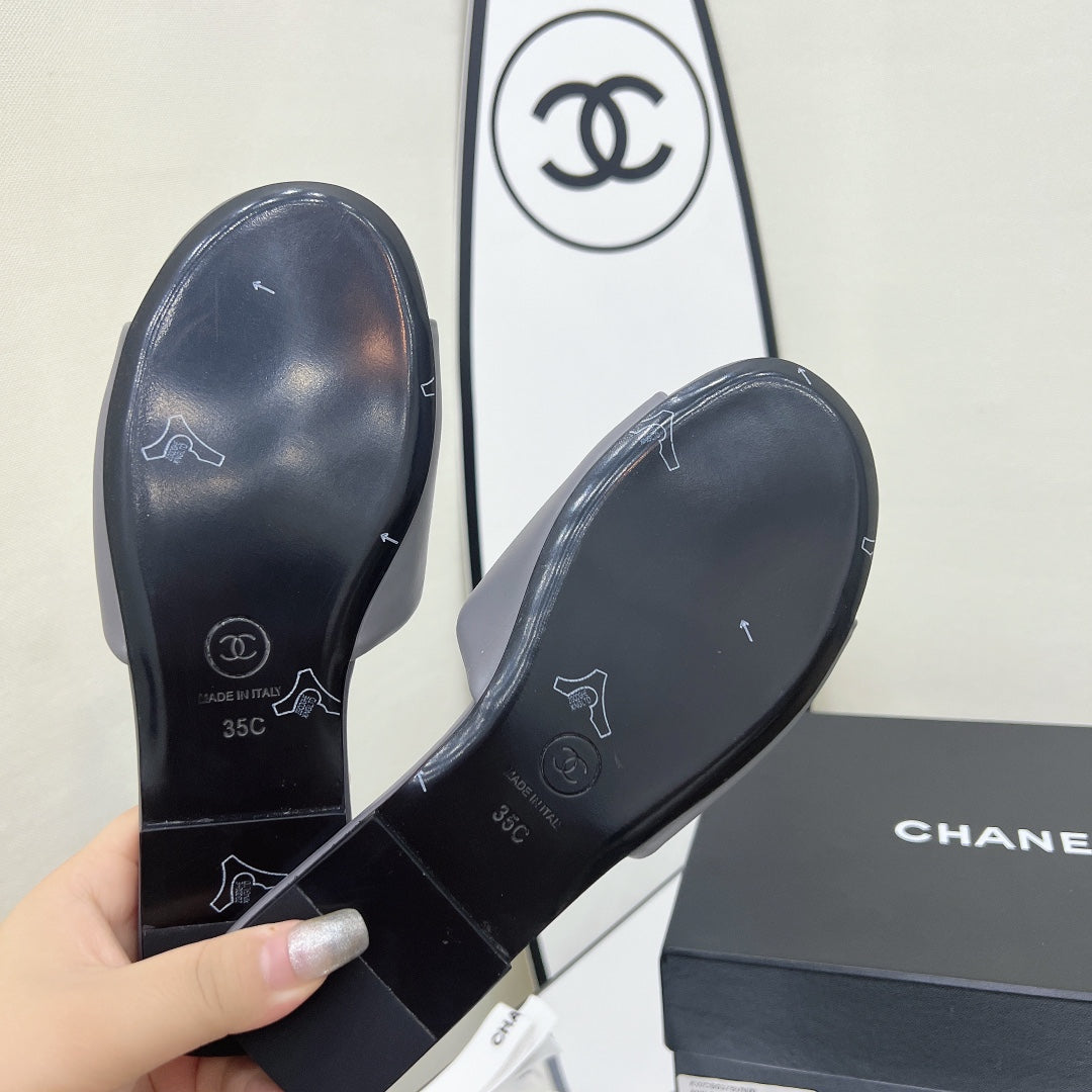 Chanel Sandals Grey