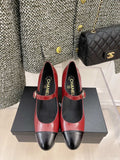 Chanel Open Shoes Red