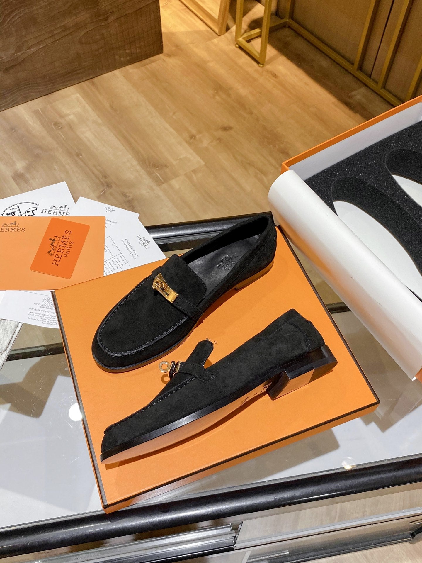 Hermes Destin Loafer Black