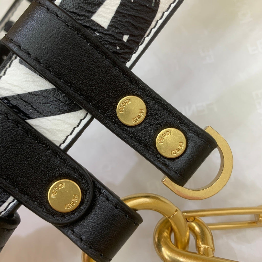 Fendi Nano Baguette California Sky 10cm White