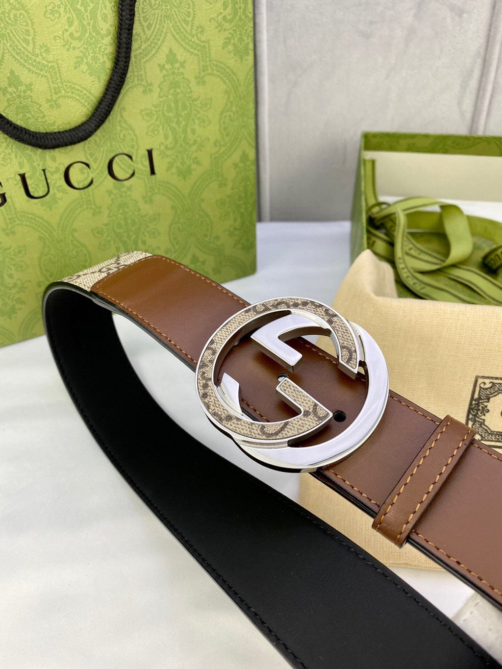 Gucci Marmont Reversible Belt