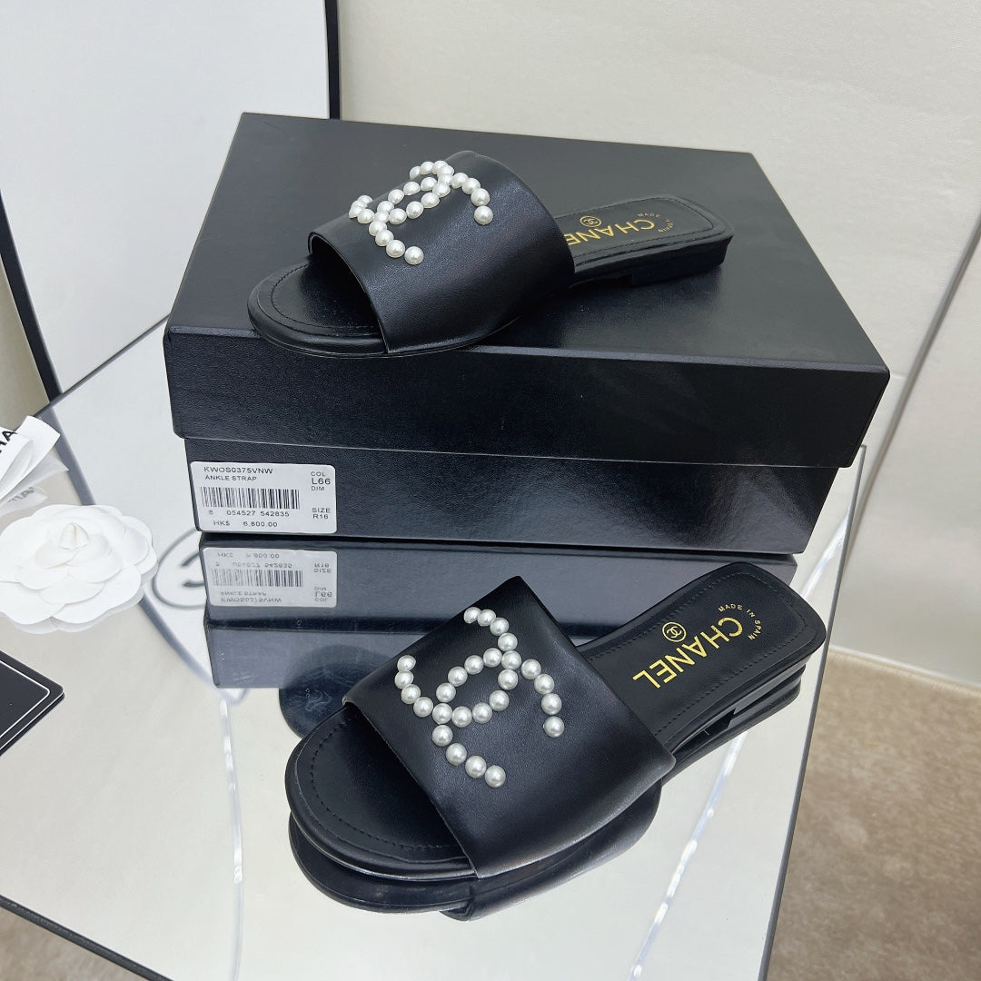 Chanel Sandals Black