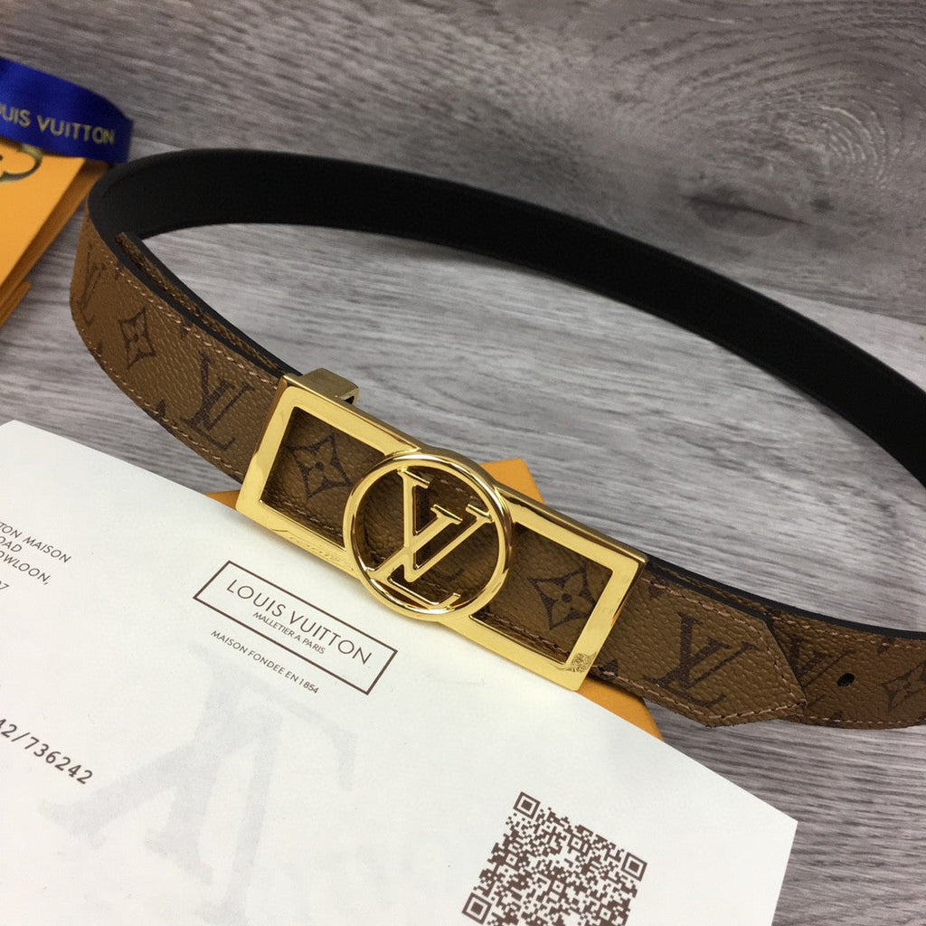 Louis Vuitton Reversiable Belt Brown