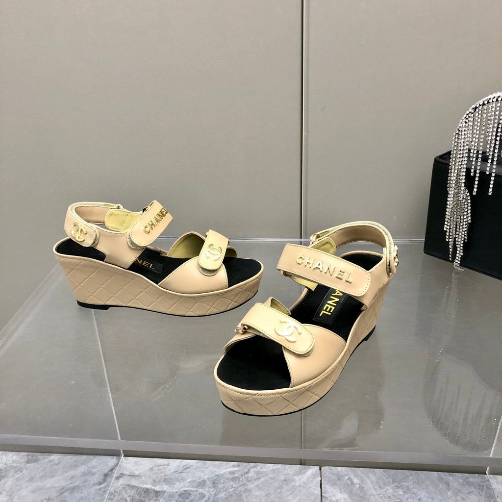 Chanel Sandals Cream