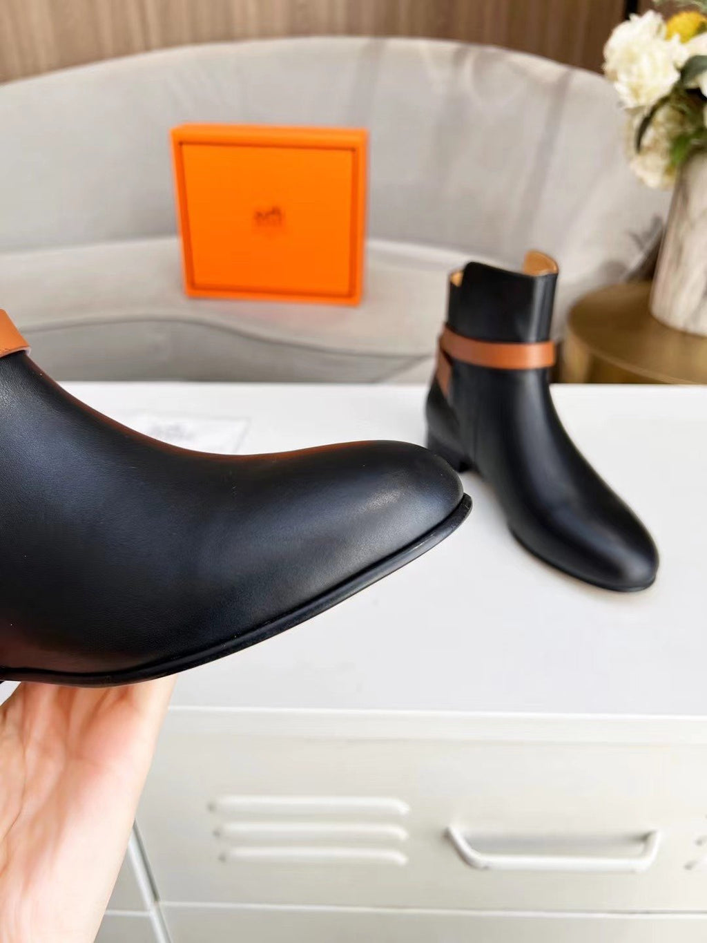Hermes Neo Ankle Boot Black