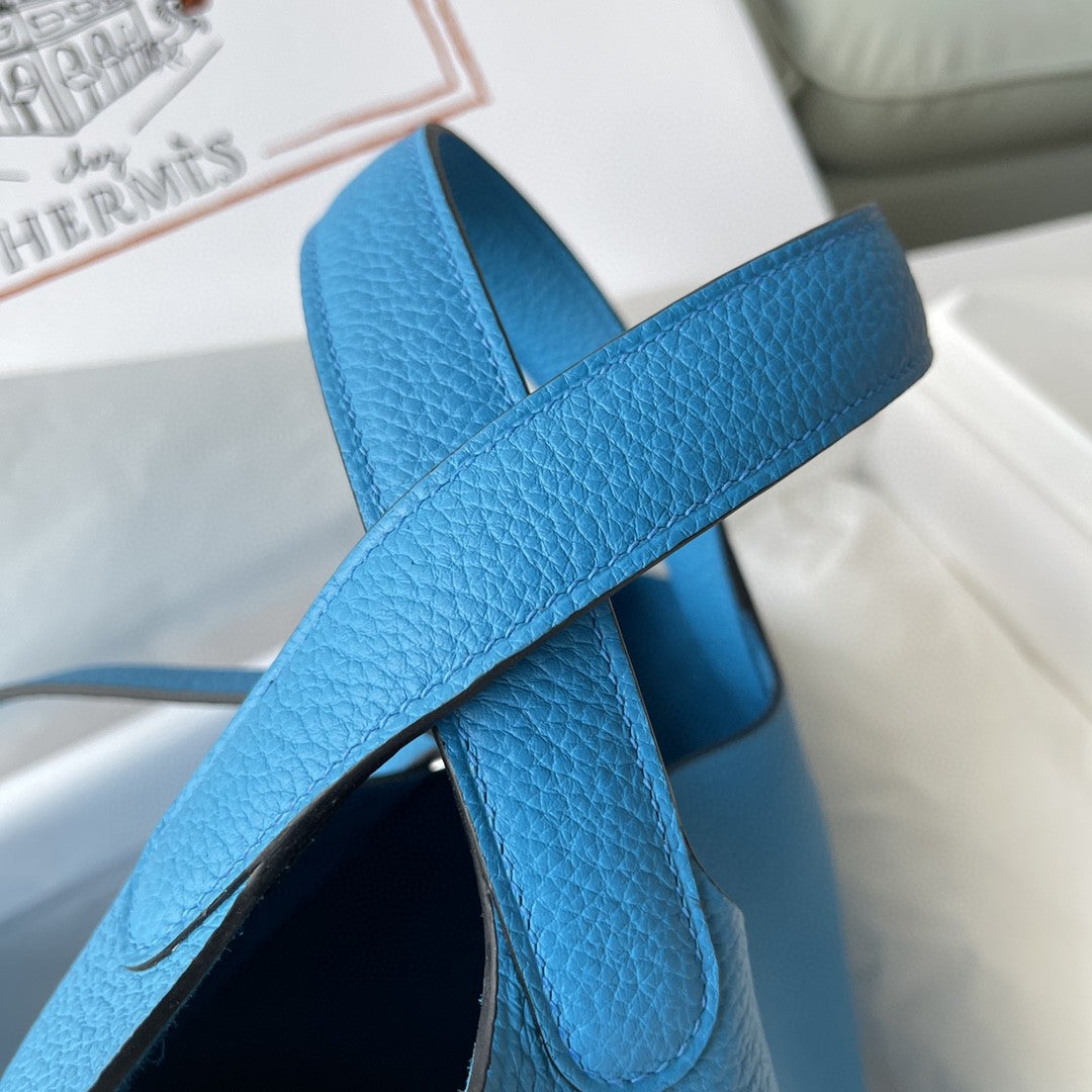 Hermes Picotin Lock 18 Bag Blue