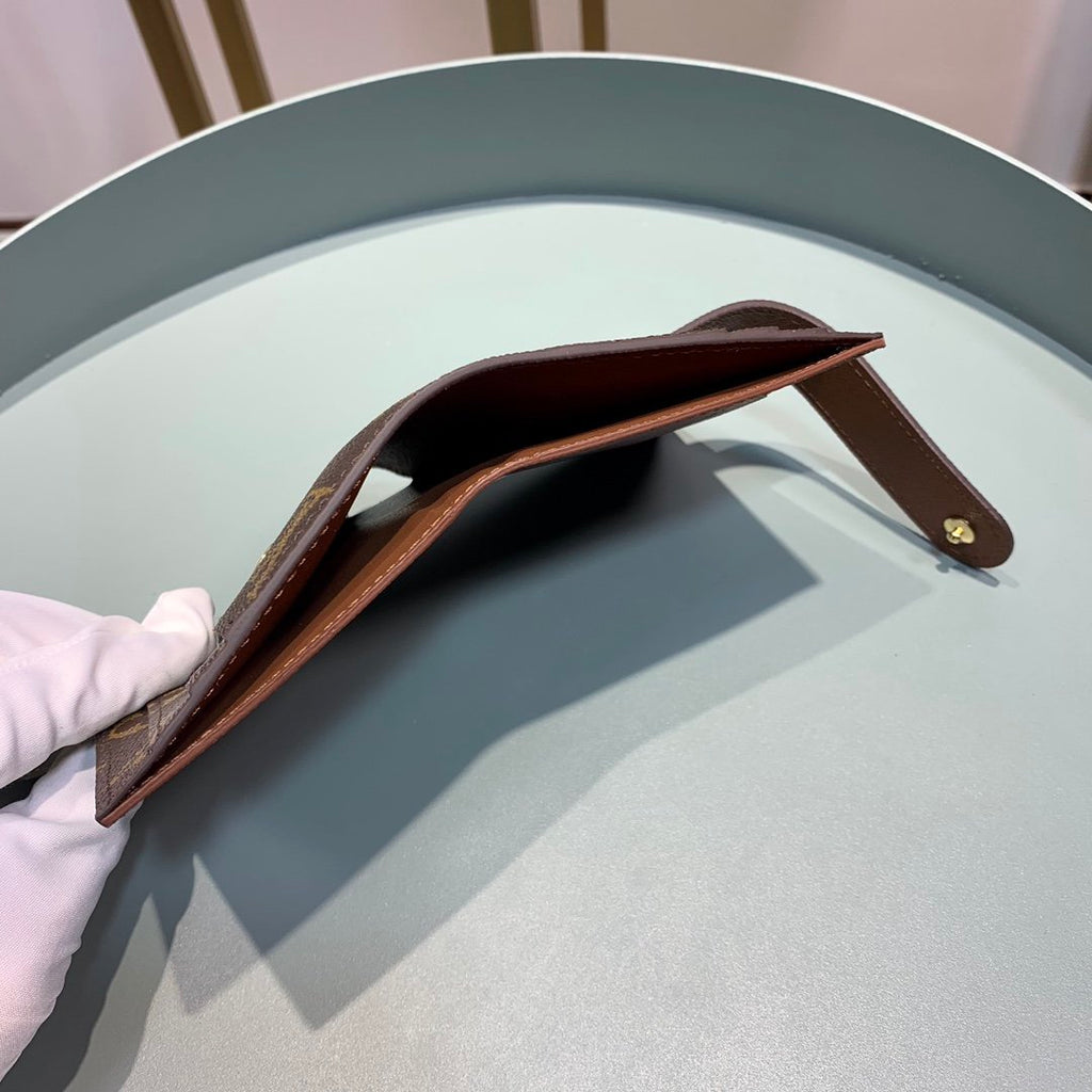 Louis Vuitton Monogram Wallet 12cm Brown