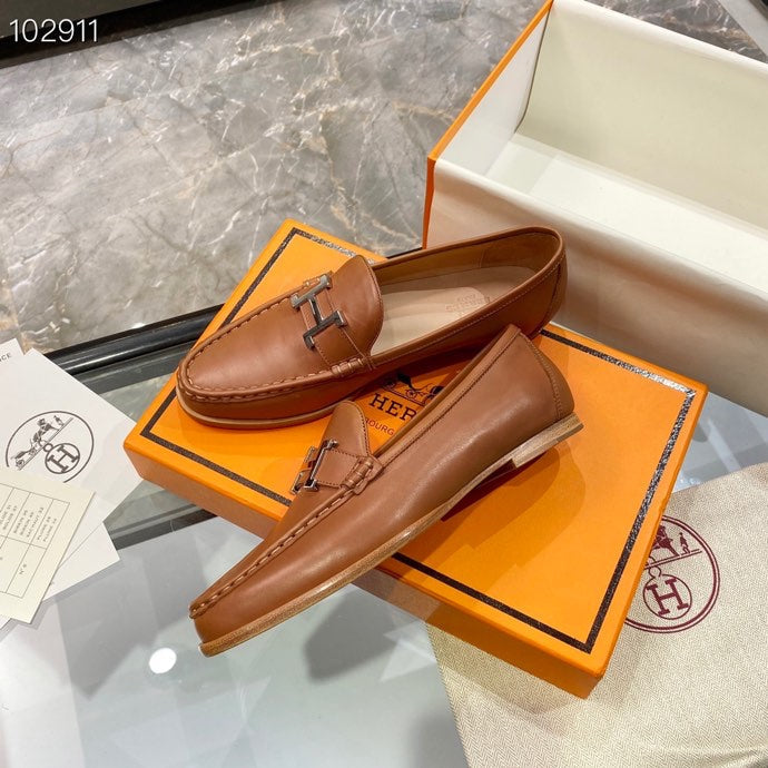 Hermes Paris Loafer Brown