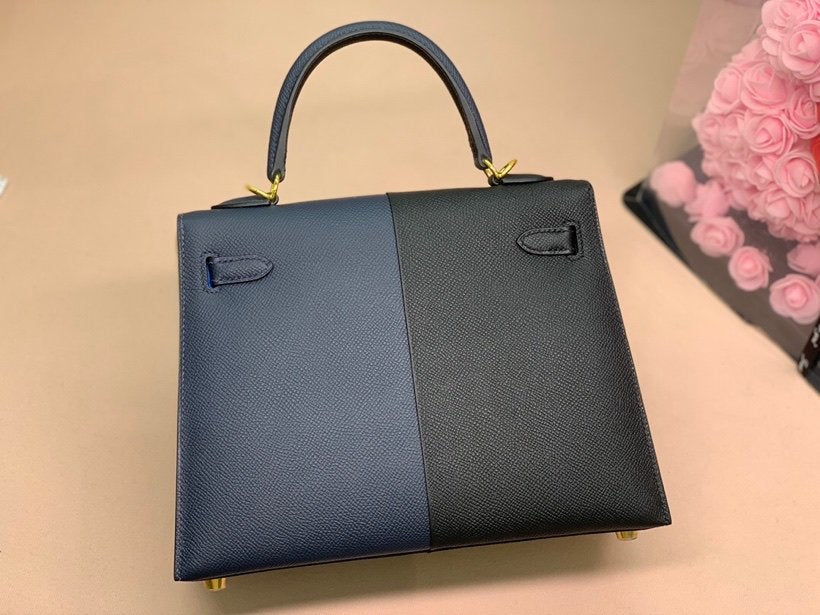Hermes Epson Bi Color Custom 28cm Black/Blue