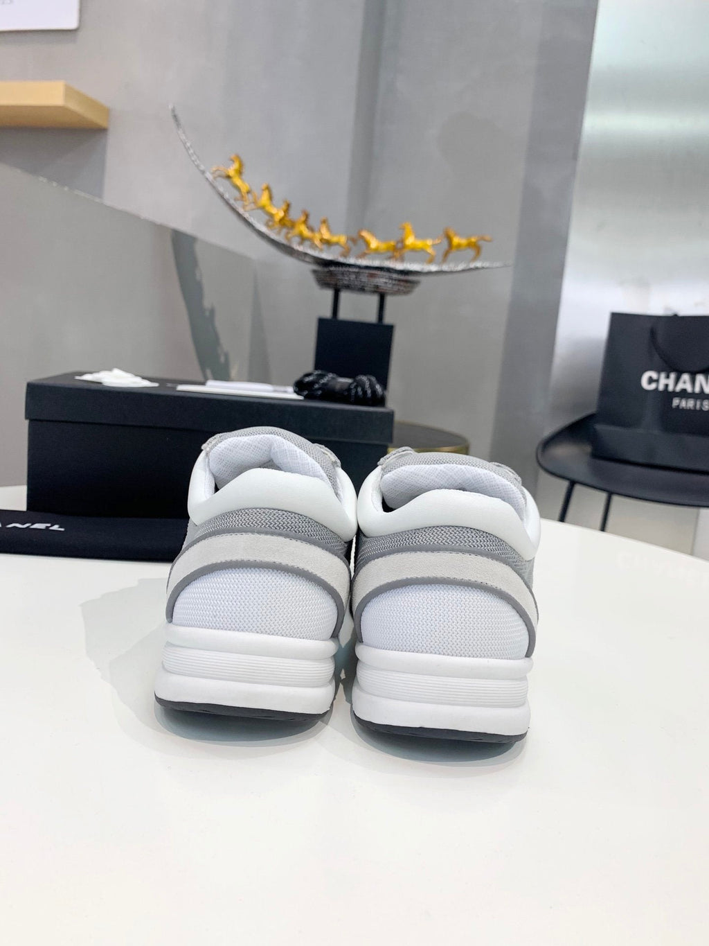 Chanel Trainers Sneakers Grey