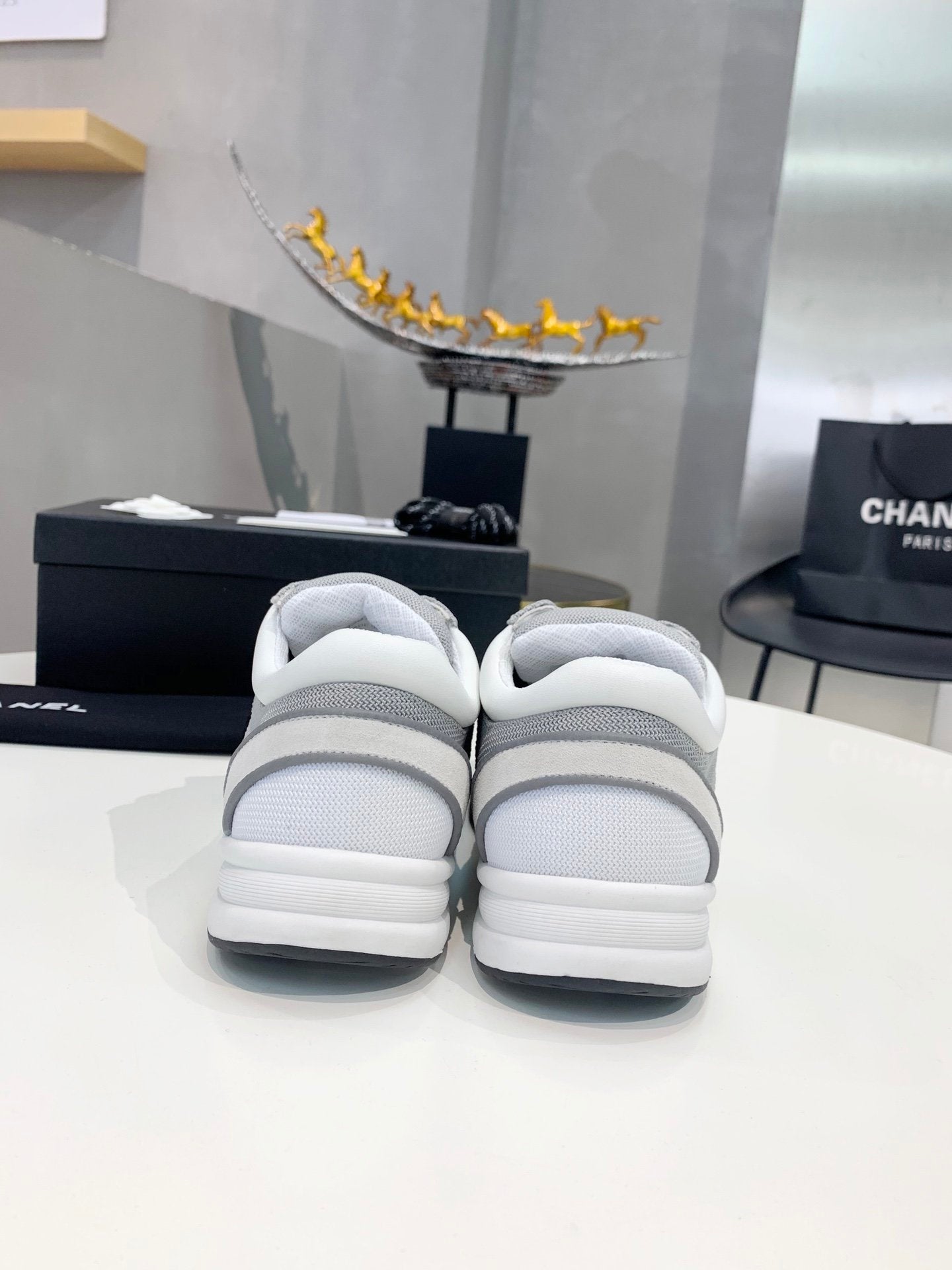 Chanel Trainers Sneakers Grey