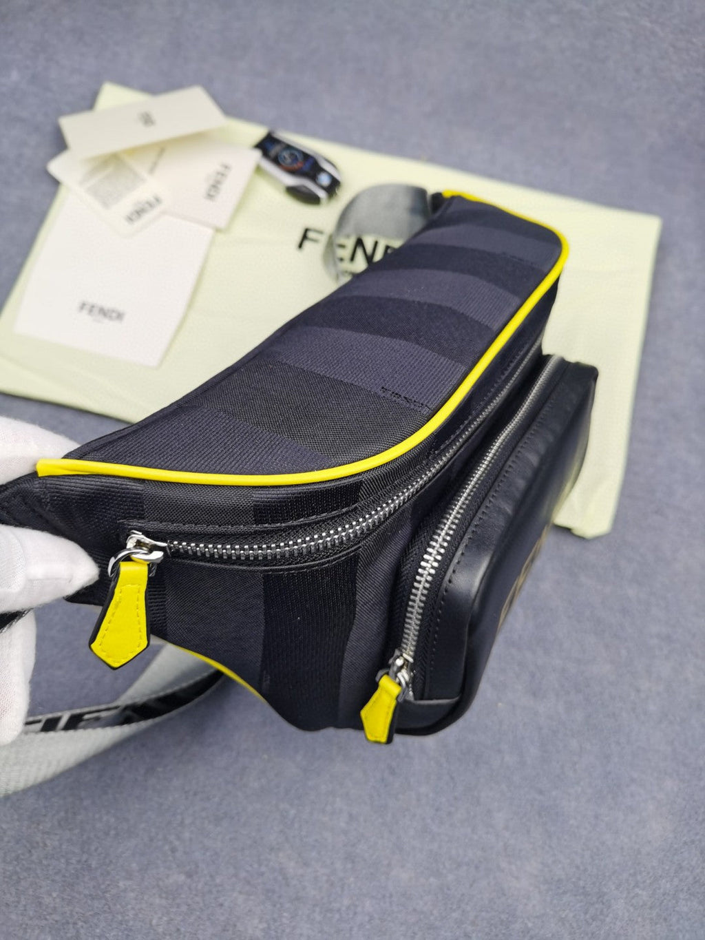 Fendi Belt Bag 18cm Black