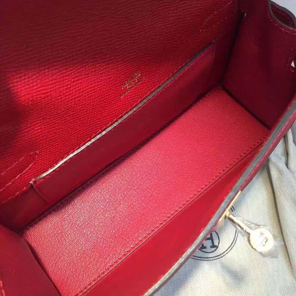 Hermes Kelly 22cm Red
