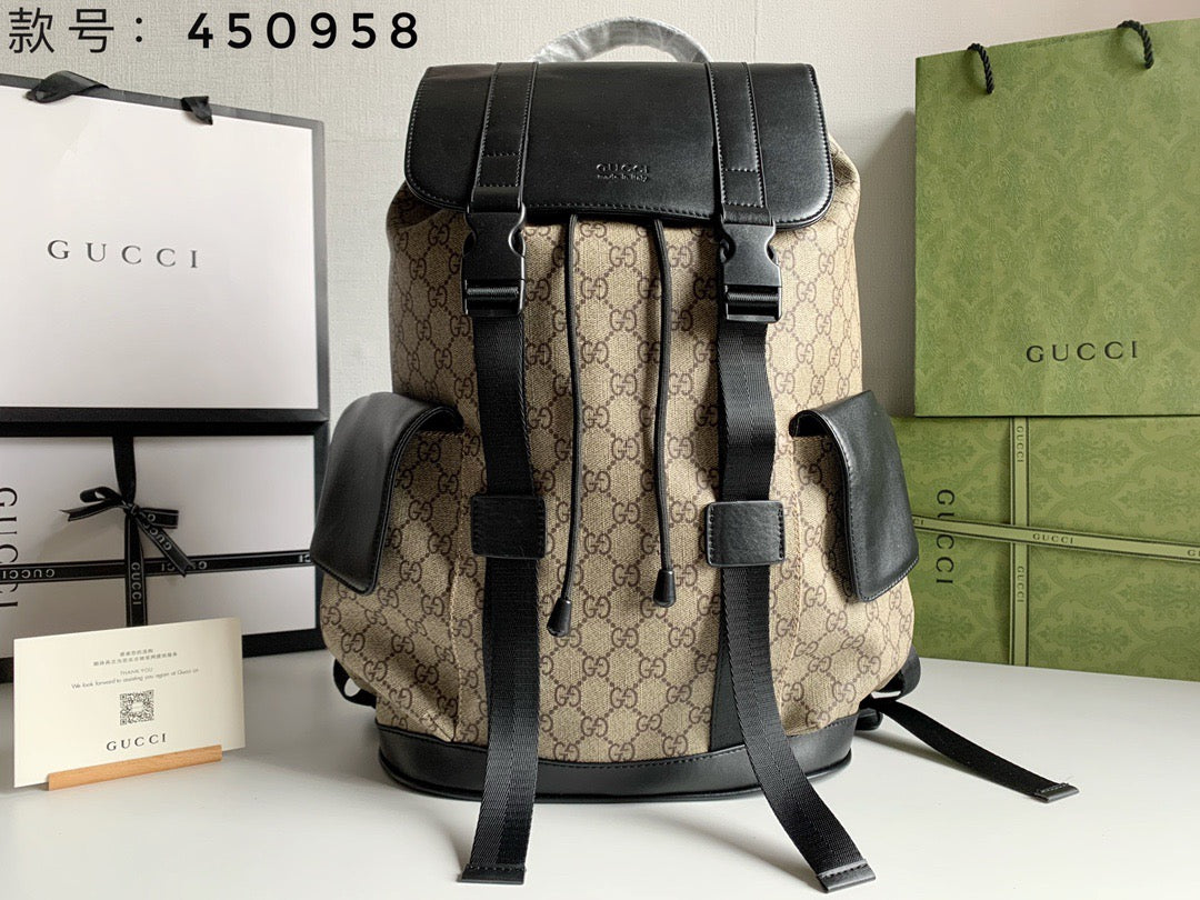 Gucci Supreme Cream Backpack