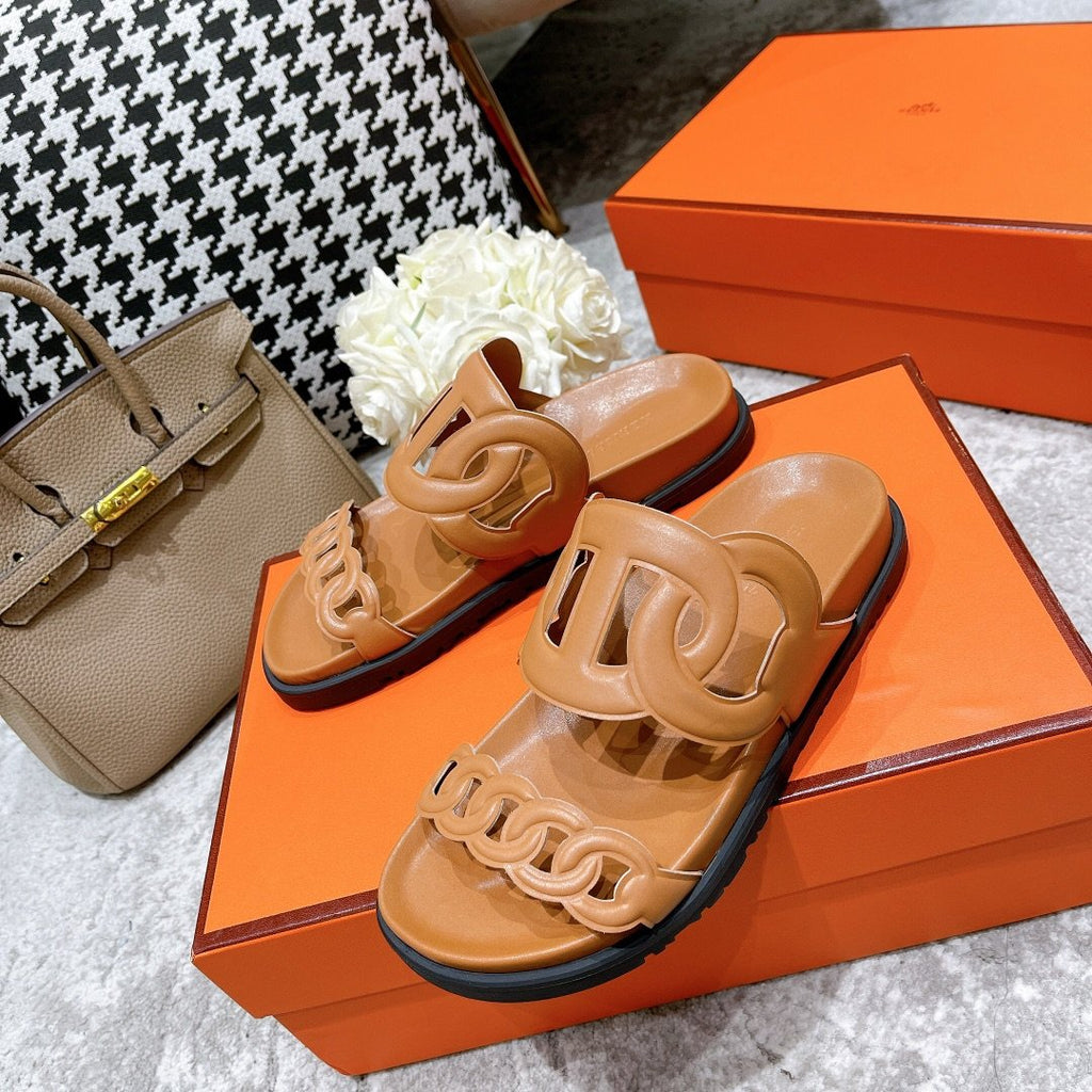 Hermes Extra Sandal Brown