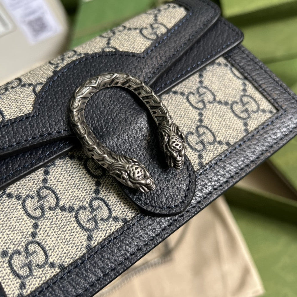 Gucci 476432 Dionysus GG Super Mini Bag 17cm Beige