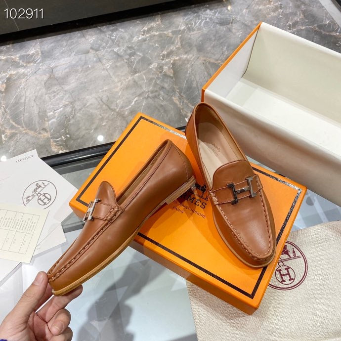Hermes Paris Loafer Brown