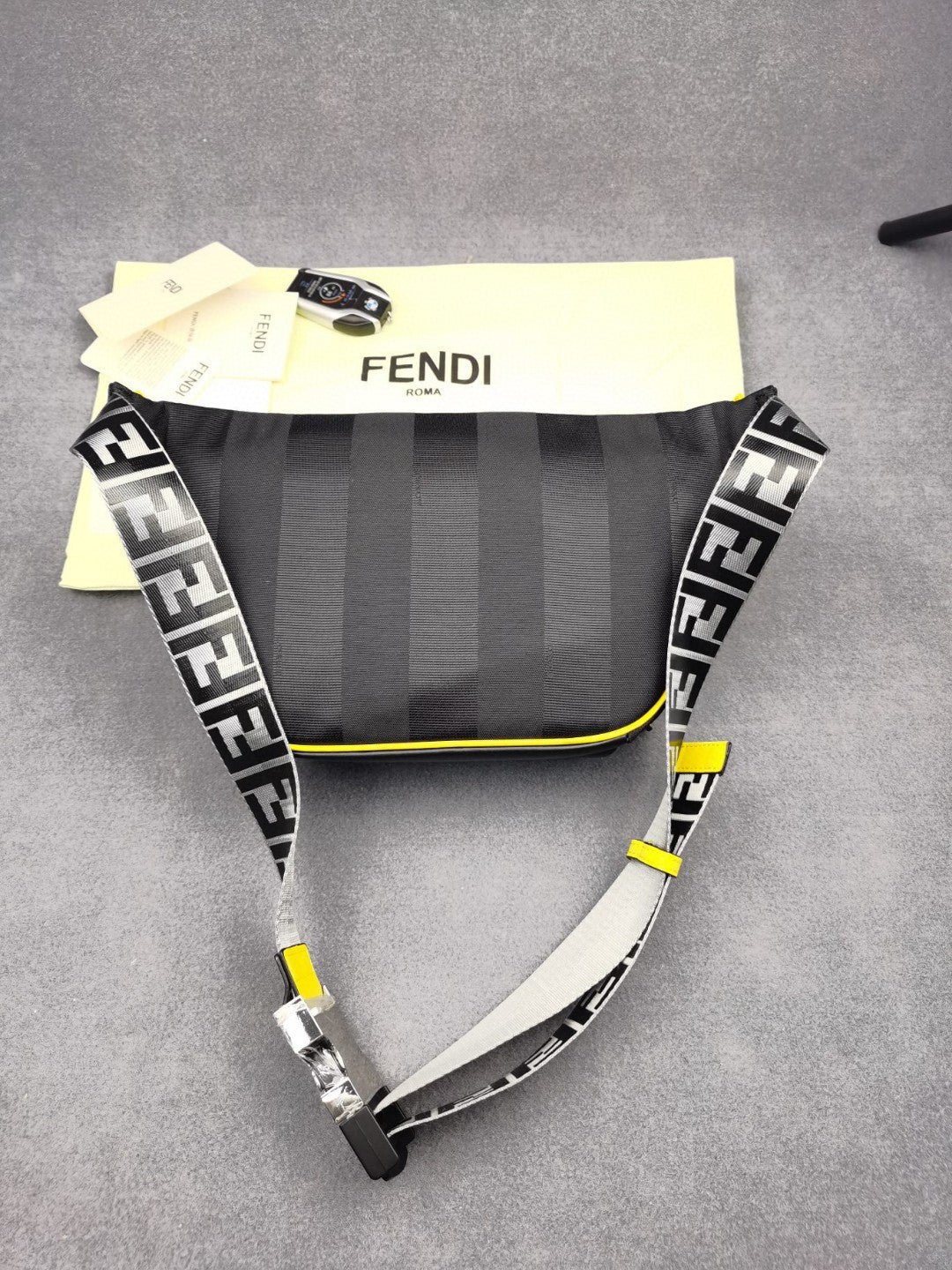 Fendi Belt Bag 18cm Black