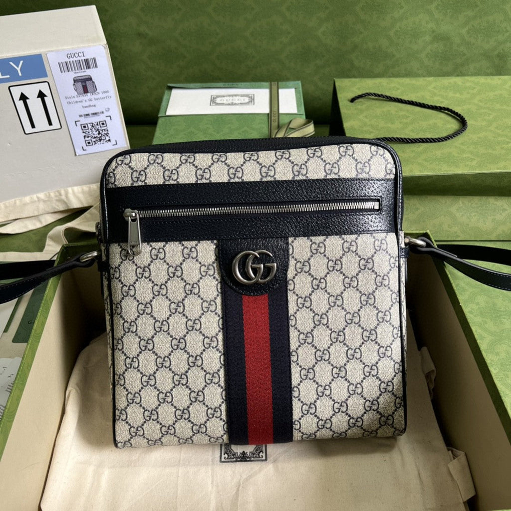 Gucci Ophidia GG Medium Messenger Bag 28cm Beige