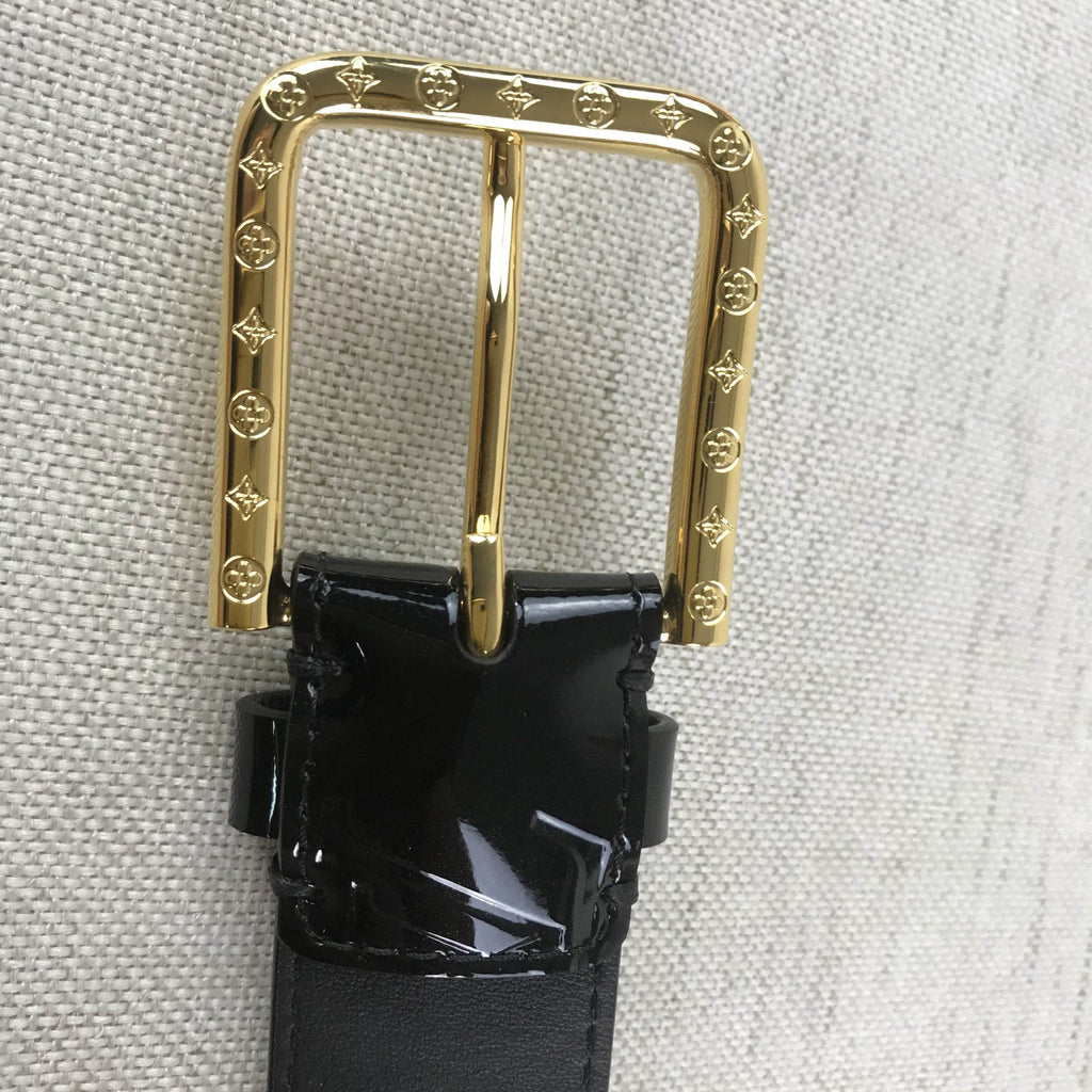 Louis Vuitton Square Iconic Belt Black