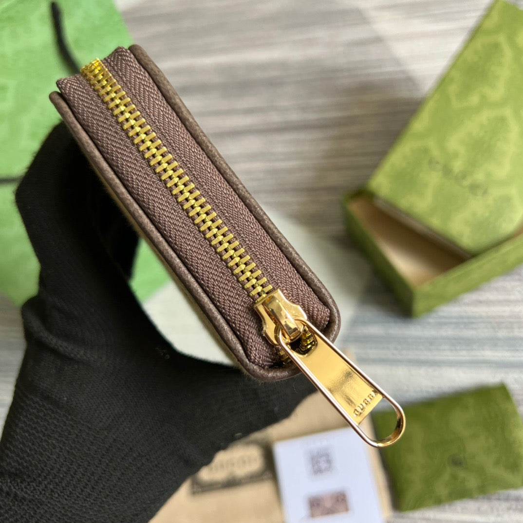Gucci Ophidia GG Zip Around Wallet 19cm