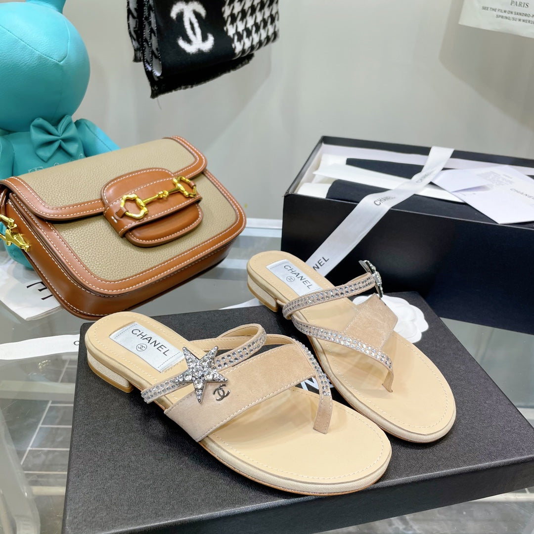 Chanel Sandals Cream