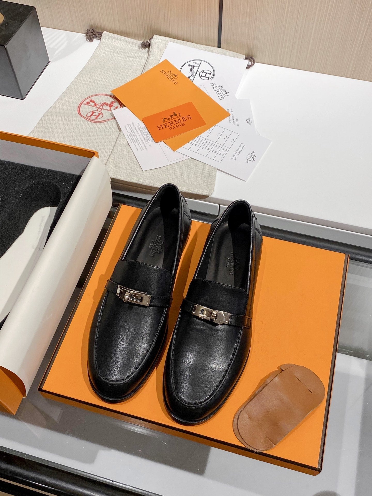 Hermes Destin Loafer Black