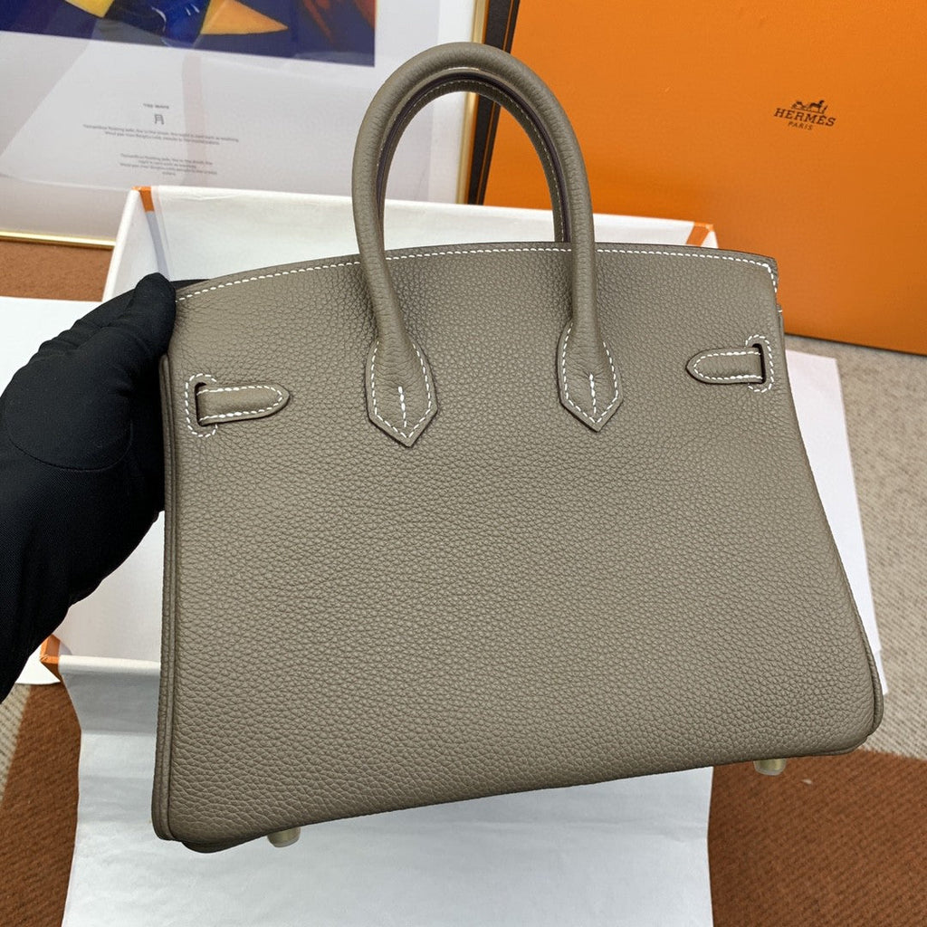 Hermes Birkin 25 Nata Swift Gold Hardware Brown