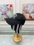 Gucci Canvas Baseball Cap with Web Black