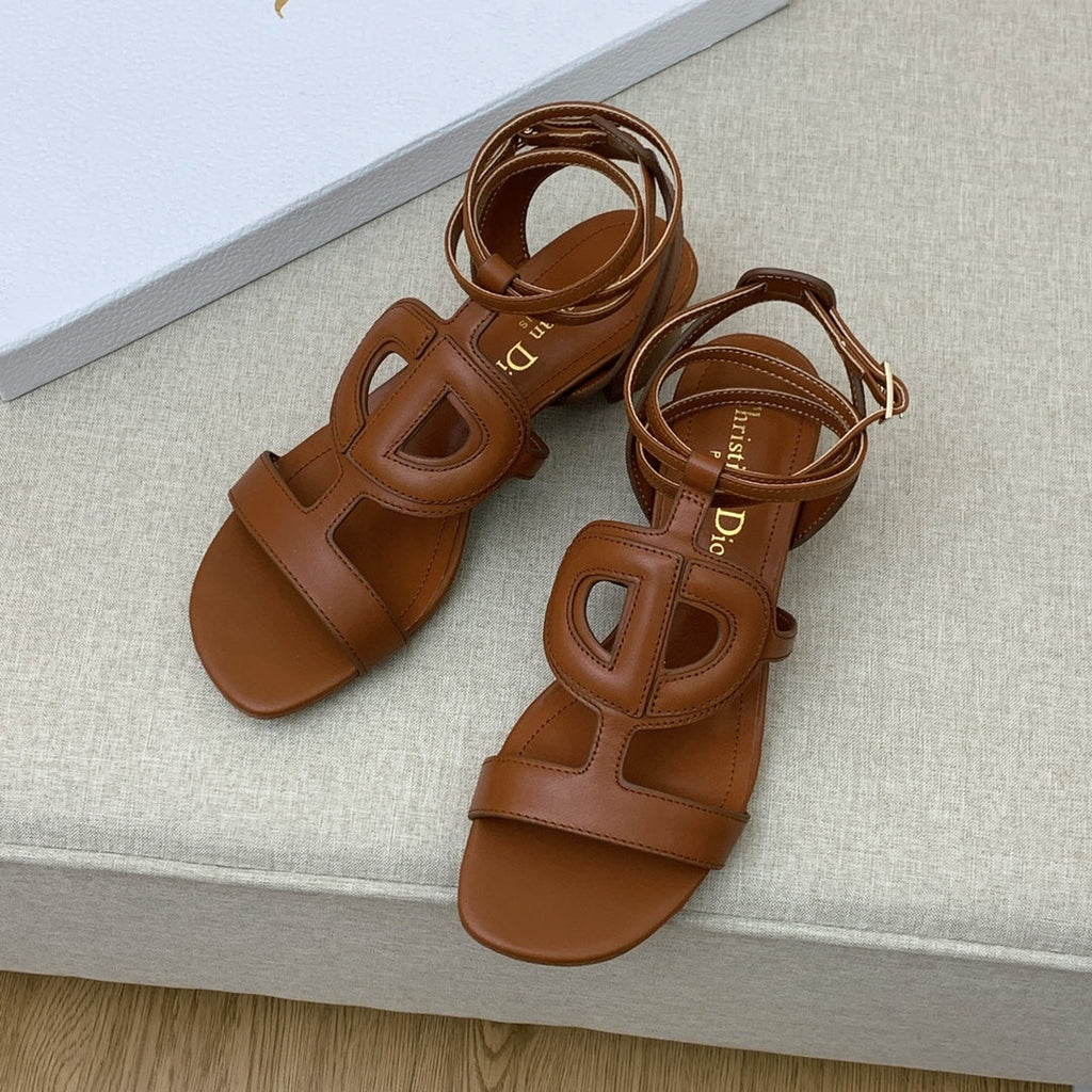 DiorAct Sandal 1.7 Inches Brown