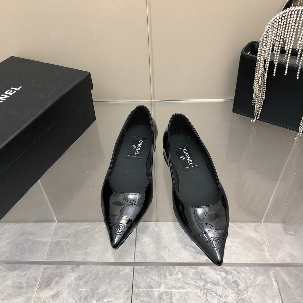 Chanel Flats Black