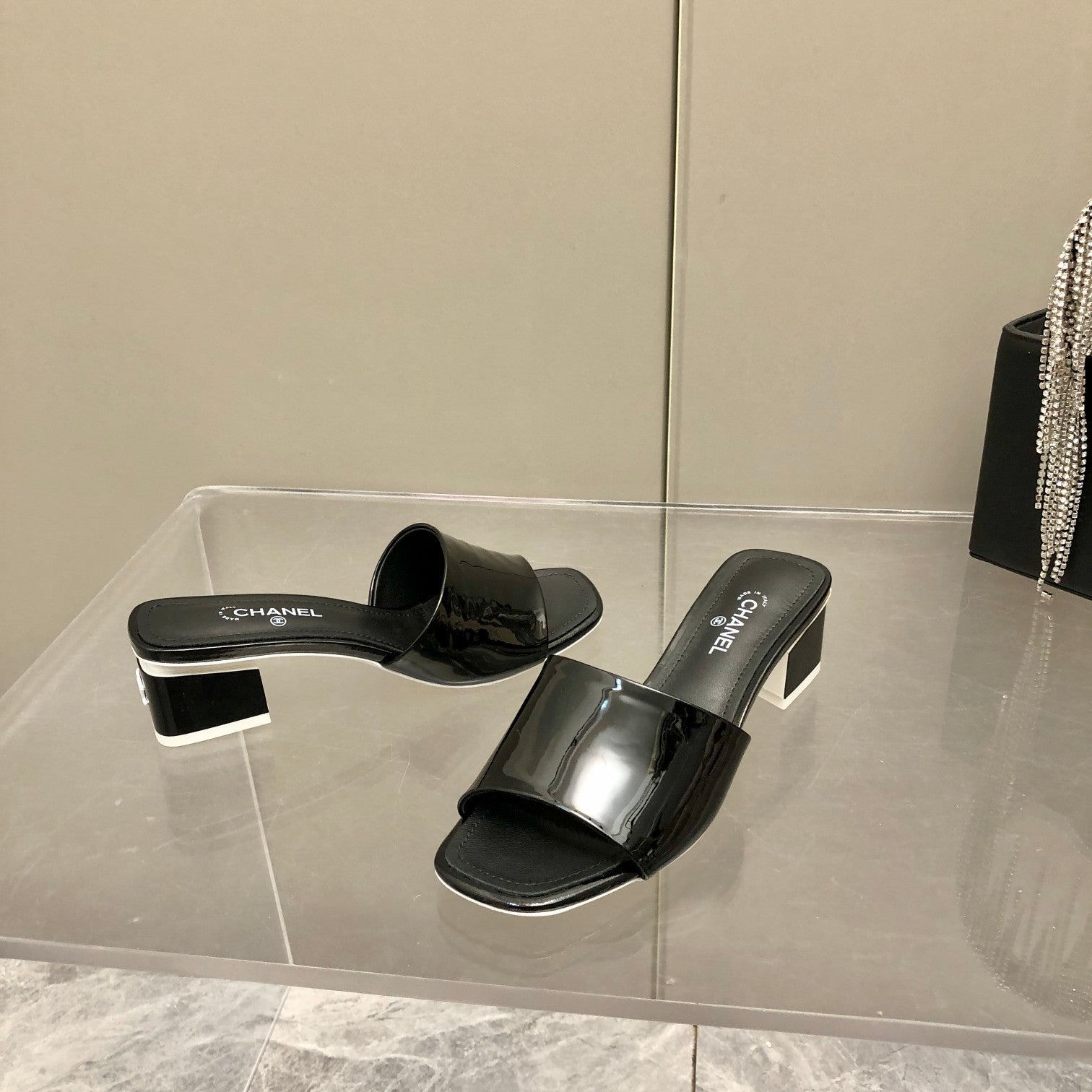 Chanel Mules Black