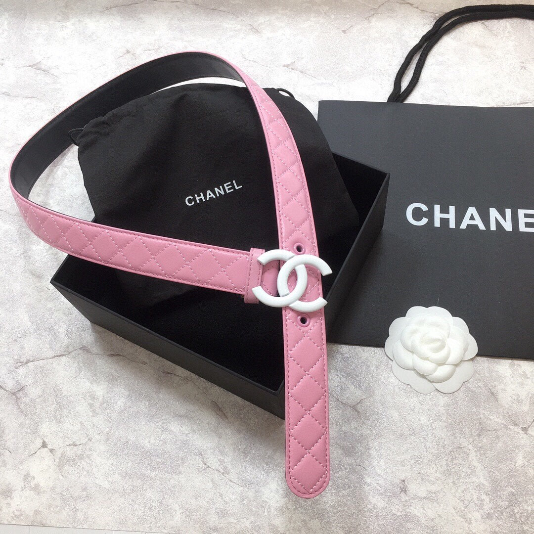 Chanel Belt With Double C Buckle