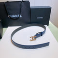 Chanel Belt With Bead Buckle Purple